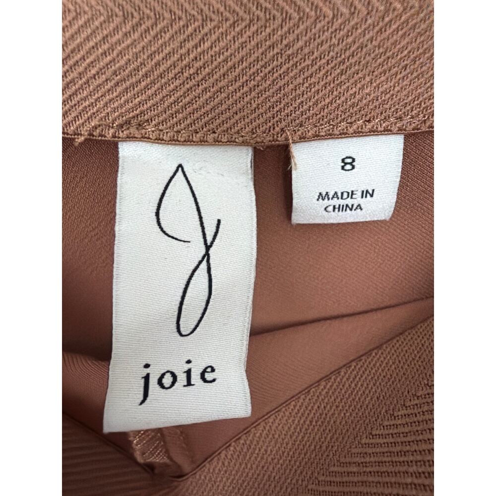 Joie Wide Leg Palazzo Pants Women’s 8 Brown High Rise Stretch Flowy - Picture 3 of 6